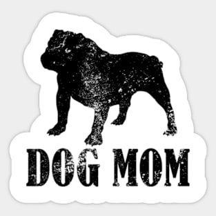 Bulldog Dog Mom Sticker